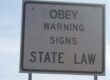 obey warning signs fines lawyer