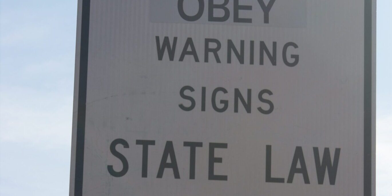 disobey warning sign obey warning signs fines lawyer
