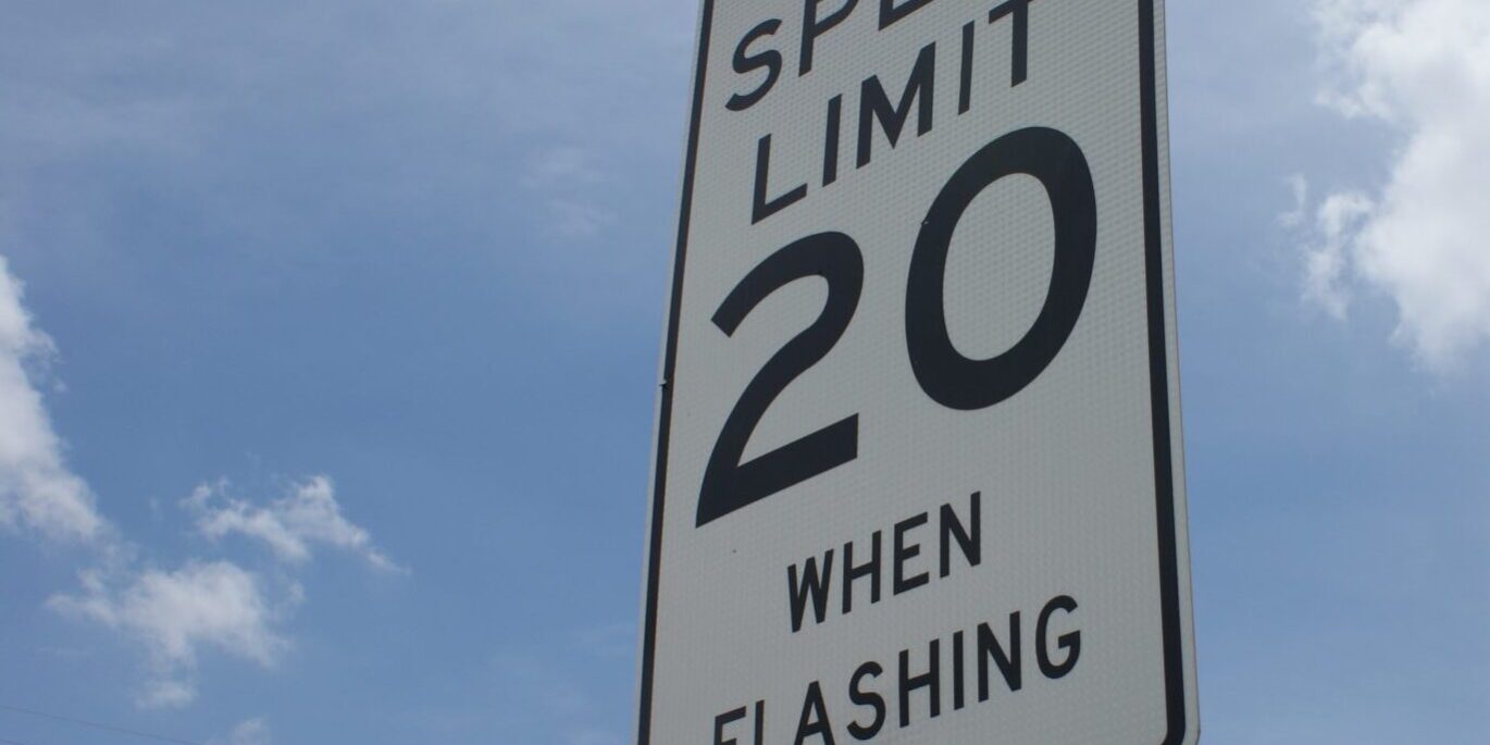 Speeding in a school zone School Zone Speed limit