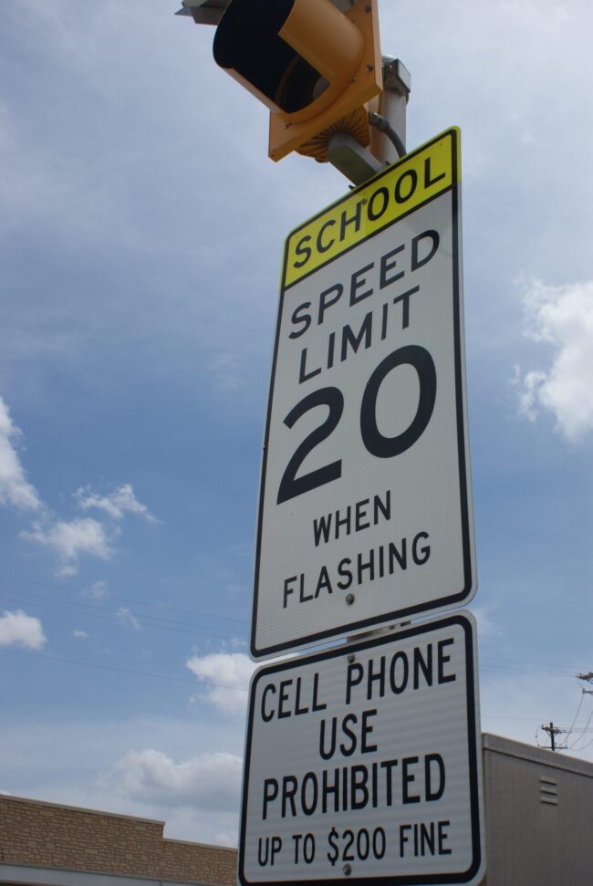 School Zone Speed limit
