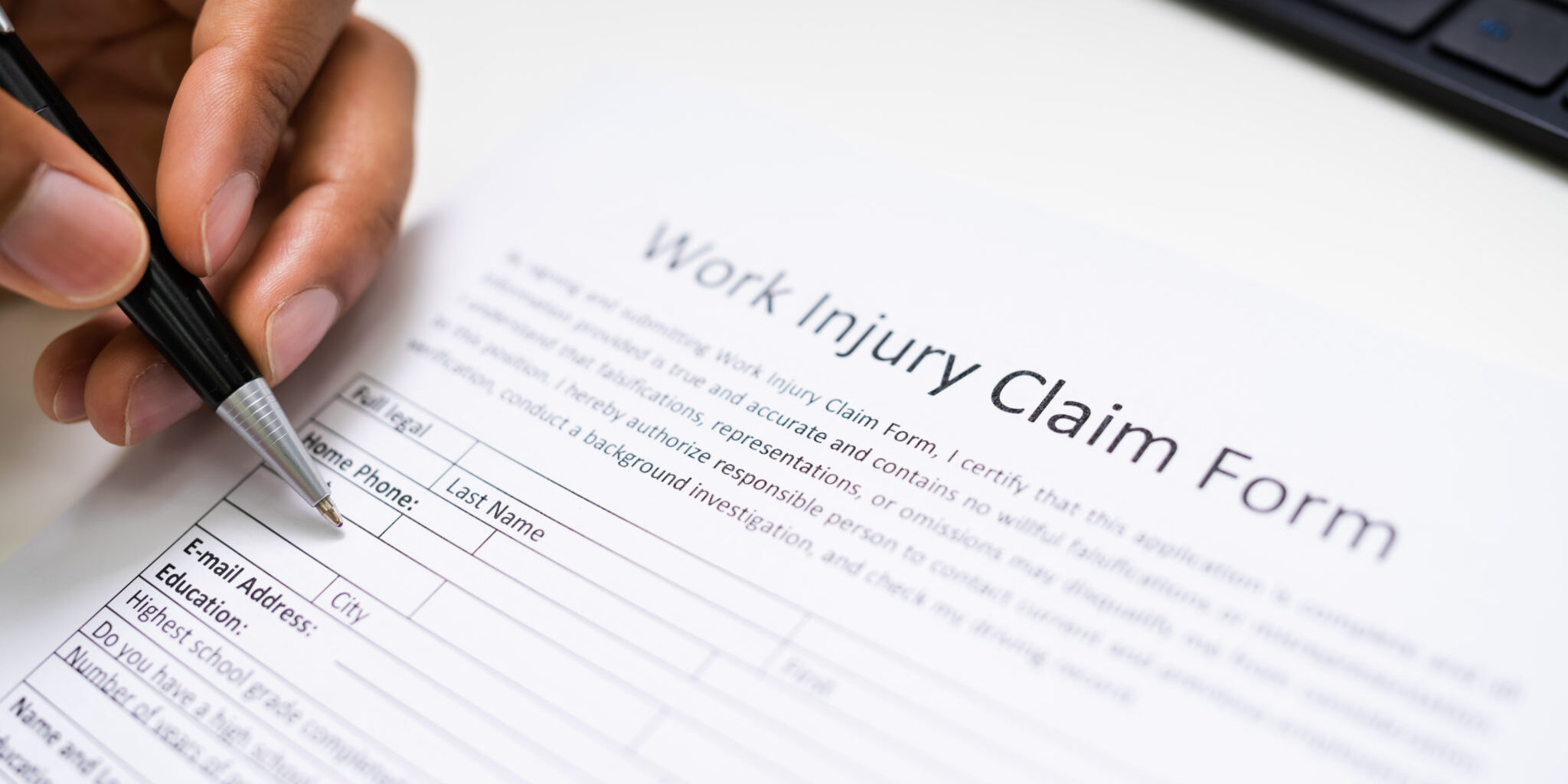 African American Filling Worker Compensation