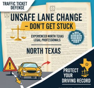 Unsafe Lane Change Ticket Texas