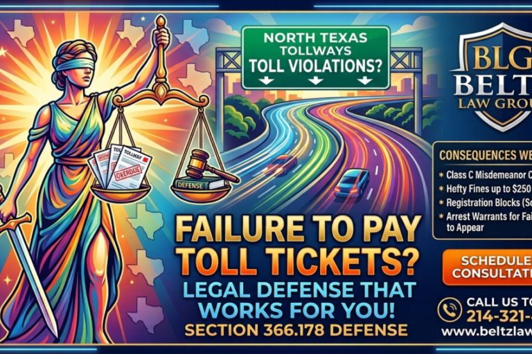 Failure to Pay Toll Ticket Defense