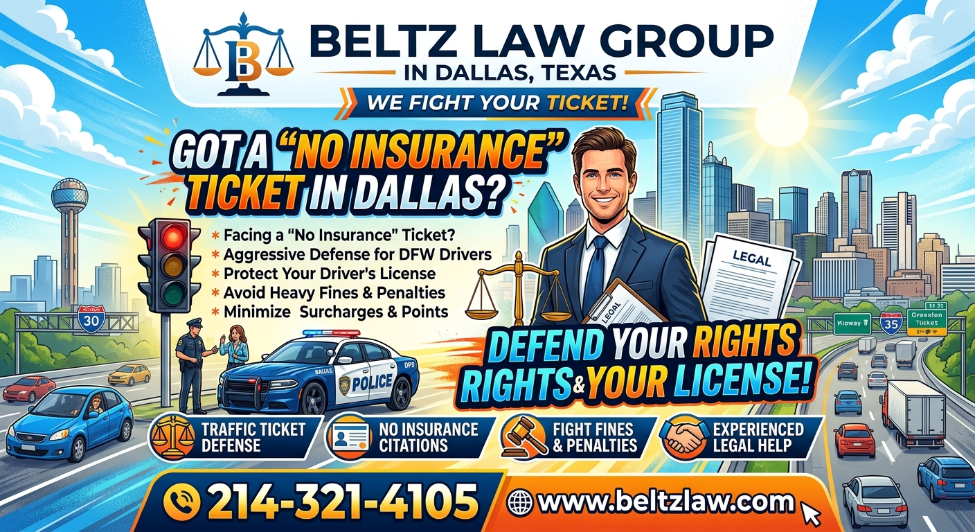Dallas No Insurance Ticket Lawyer Dallas No Insurance Ticket Lawyer