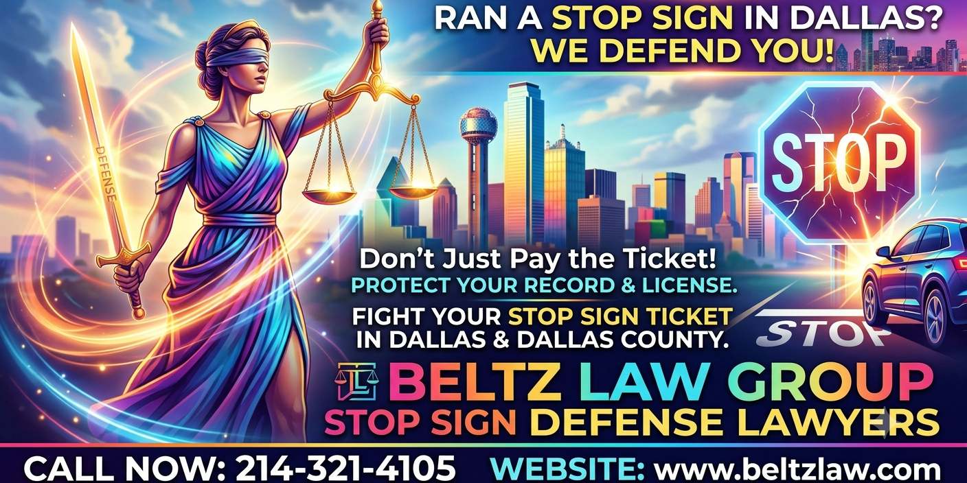 Dallas Ran Stop Sign Defense Attorney