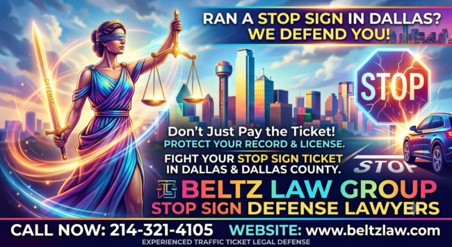 Dallas Ran Stop Sign Defense Attorney